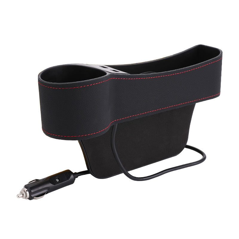 Qeepei Car Seat Back Organizer with Coin Pocket Cup Holder - Factory Direct